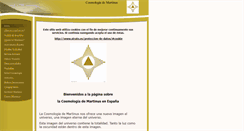 Desktop Screenshot of cosmologiademartinus.es