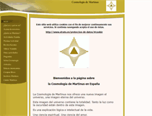 Tablet Screenshot of cosmologiademartinus.es